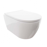 картинка N 1 к Унитаз подвесной Aquatek Поларис безободковый с сиденьем микролифт